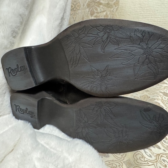 Replay Kneehigh Leather Boots - Picture 6 of 6